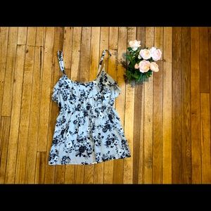 Floral print tank